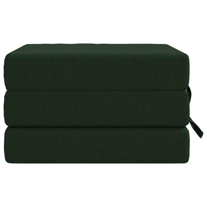 Vouwbare Bankbed 75 x 63 x 45 cm Donkergroen