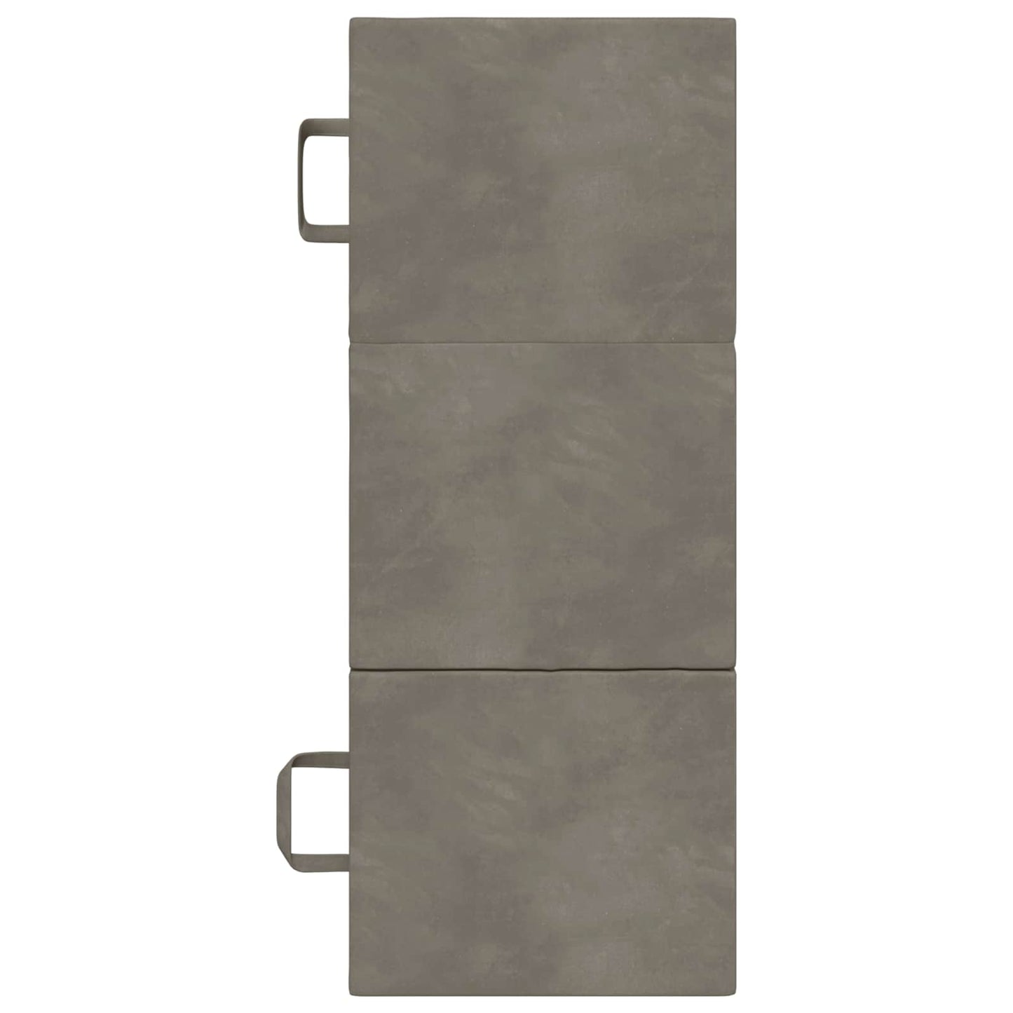 Vouwbare Bankbed 75 x 63 x 45 cm Lichtgrijs