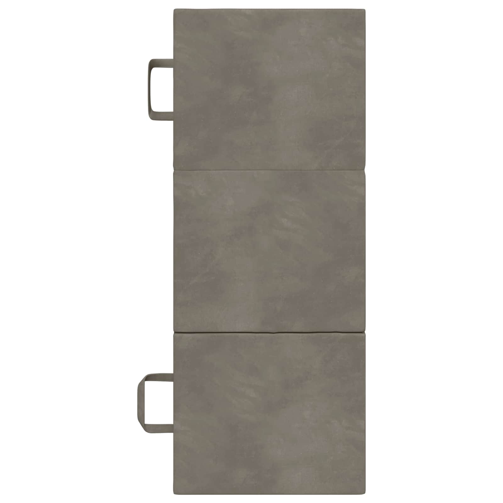 Vouwbare Bankbed 75 x 63 x 45 cm Lichtgrijs