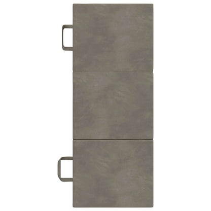 Vouwbare Bankbed 75 x 63 x 45 cm Lichtgrijs