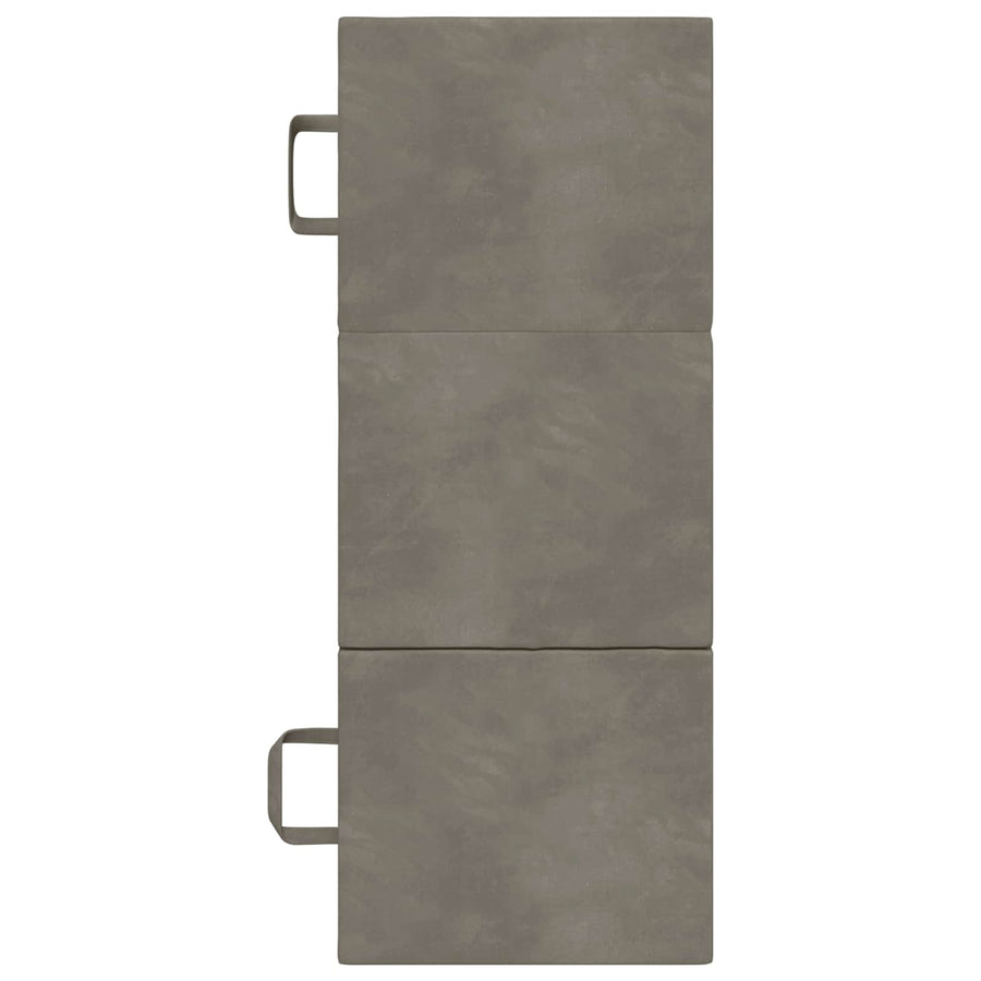 Vouwbare Bankbed 75 x 63 x 45 cm Lichtgrijs