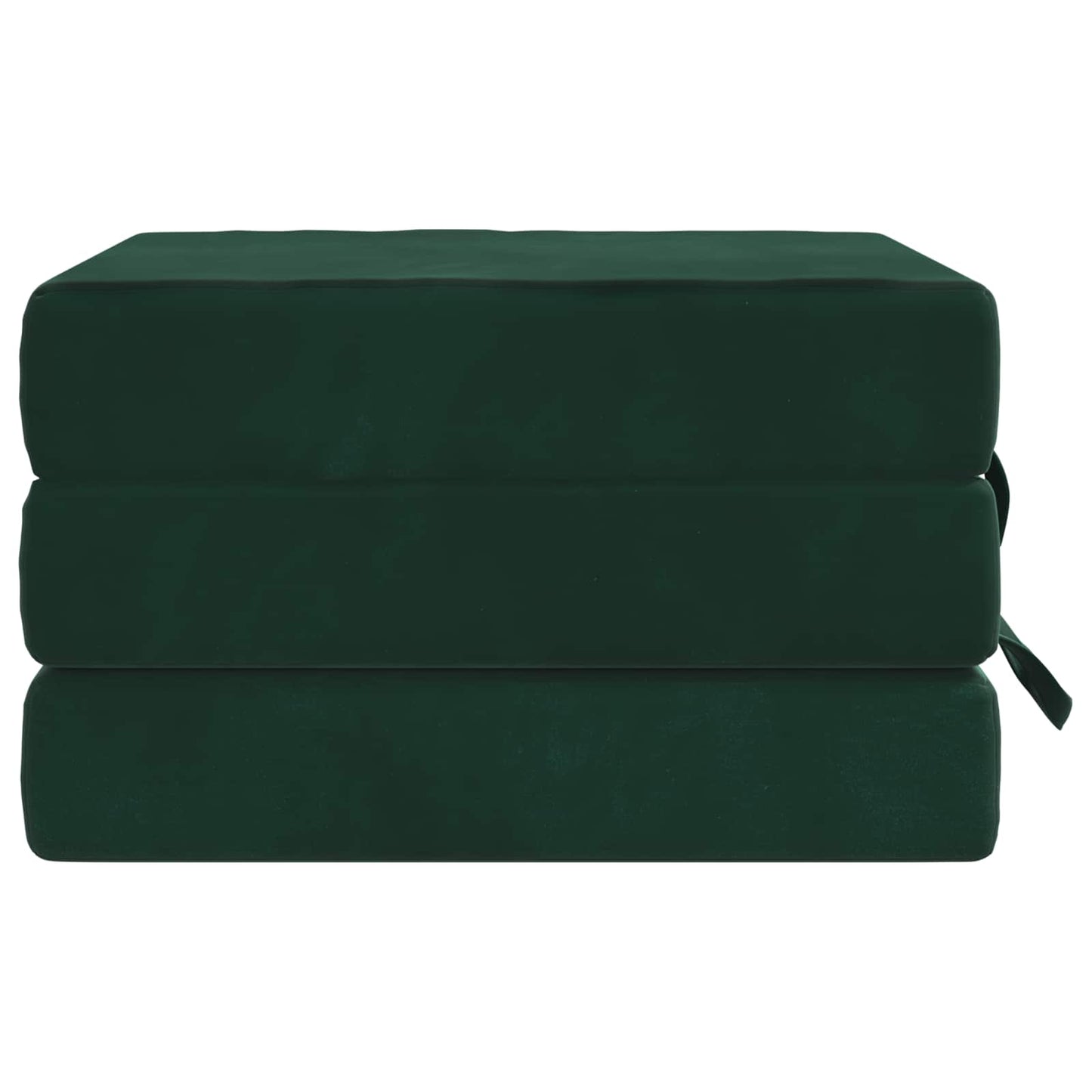 Vouwbare Bankbed 75 x 63 x 45 cm Donkergroen