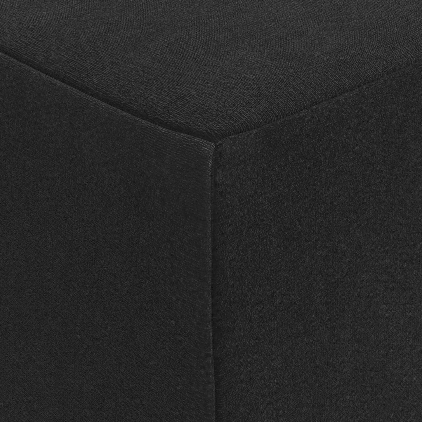 Vouwbare Bankbed 75 x 63 x 45 cm Zwart