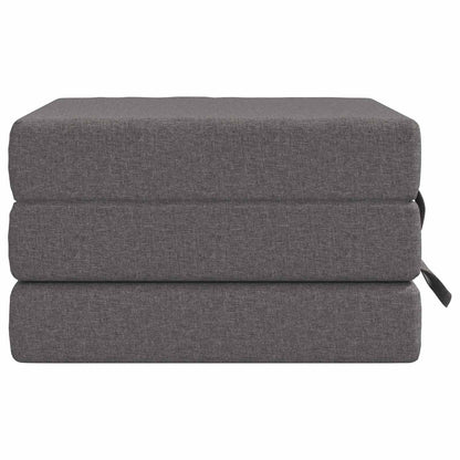 Vouwbare Bankbed 90 x 63 x 45 cm Lichtgrijs
