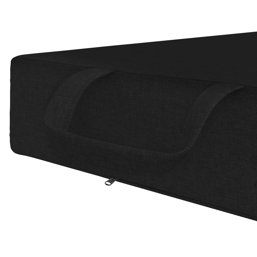 Vouwbare Bankbed 90 x 63 x 45 cm Zwart