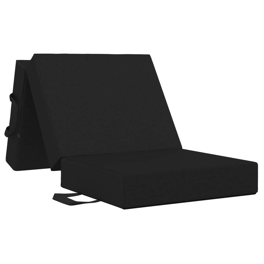 Vouwbare Bankbed 90 x 63 x 45 cm Zwart
