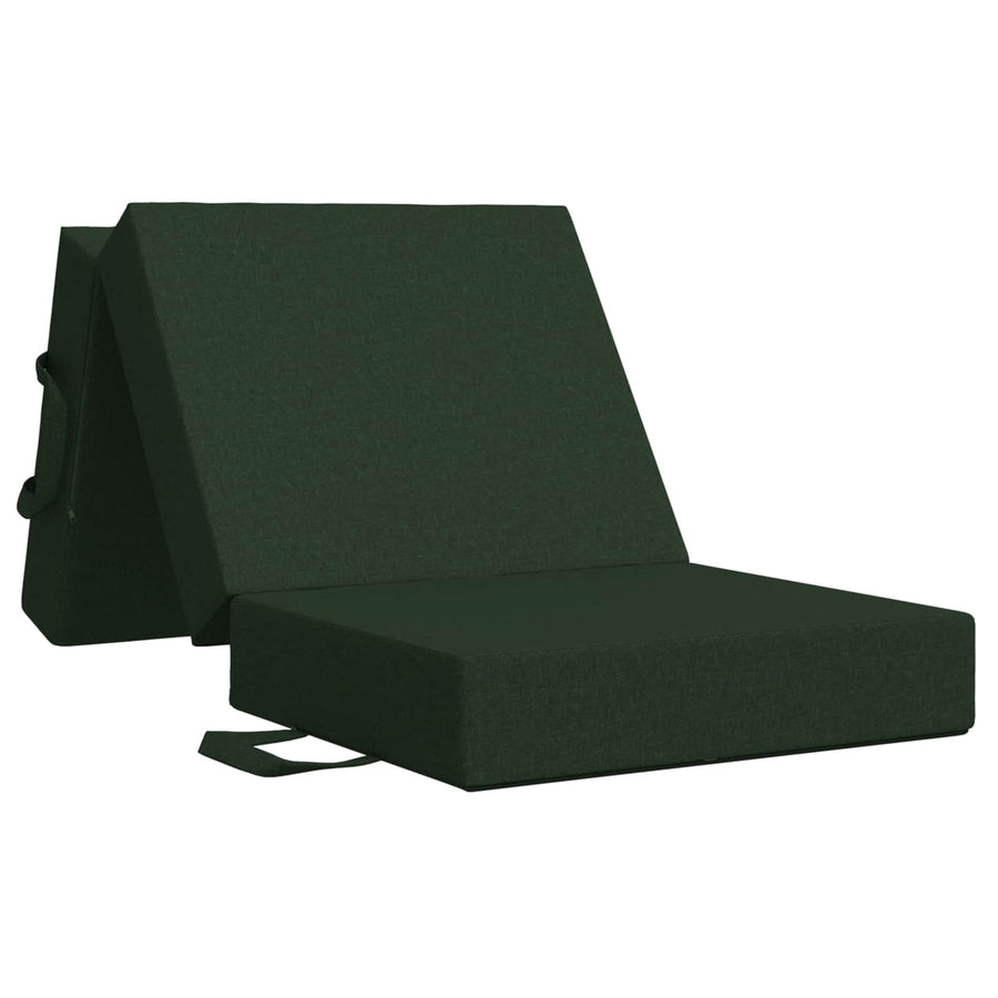 Vouwbare Bankbed 90 x 63 x 45 cm Donkergroen