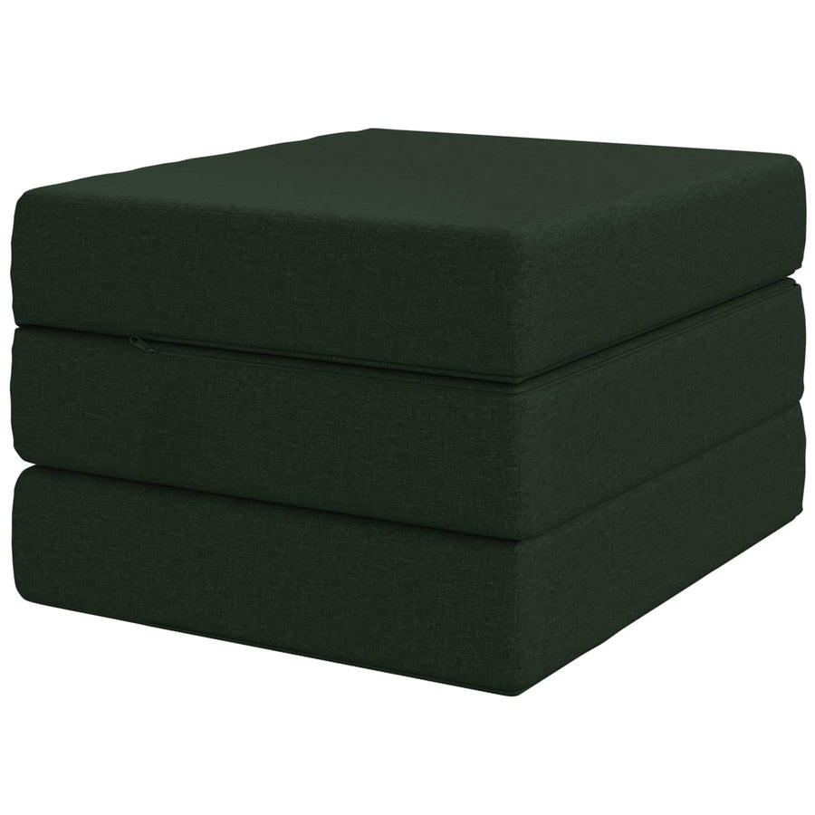 Vouwbare Bankbed 90 x 63 x 45 cm Donkergroen