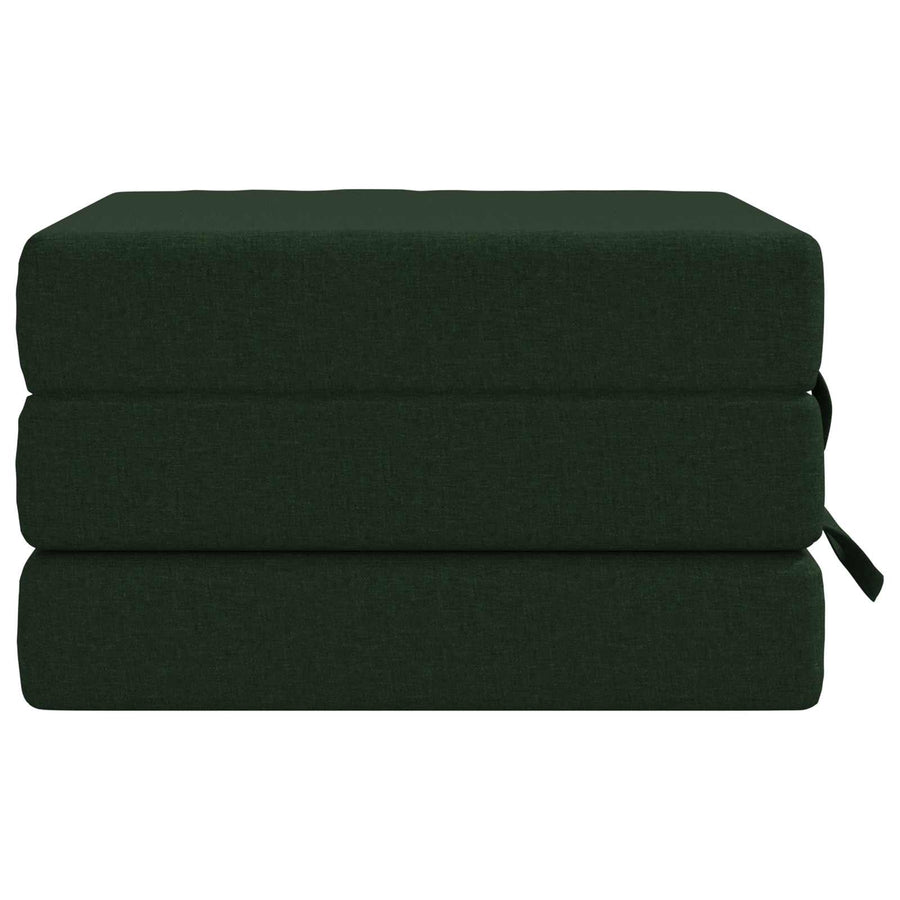 Vouwbare Bankbed 90 x 63 x 45 cm Donkergroen
