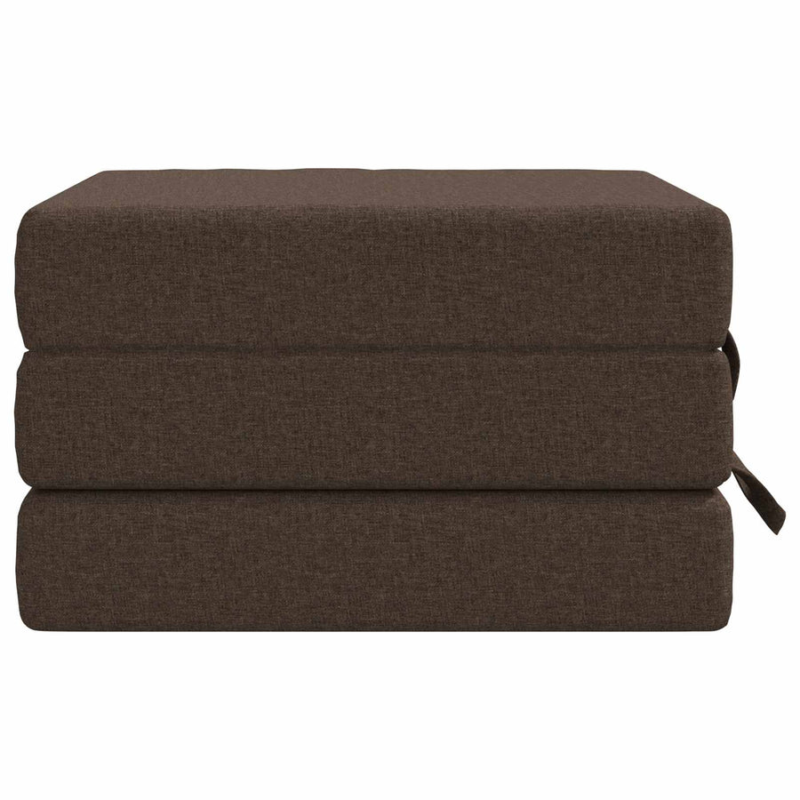 Vouwbare Bankbed 90 x 63 x 45 cm Taupe
