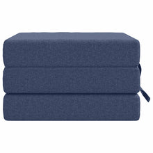 Vouwbare Bankbed 90 x 63 x 45 cm Blauw
