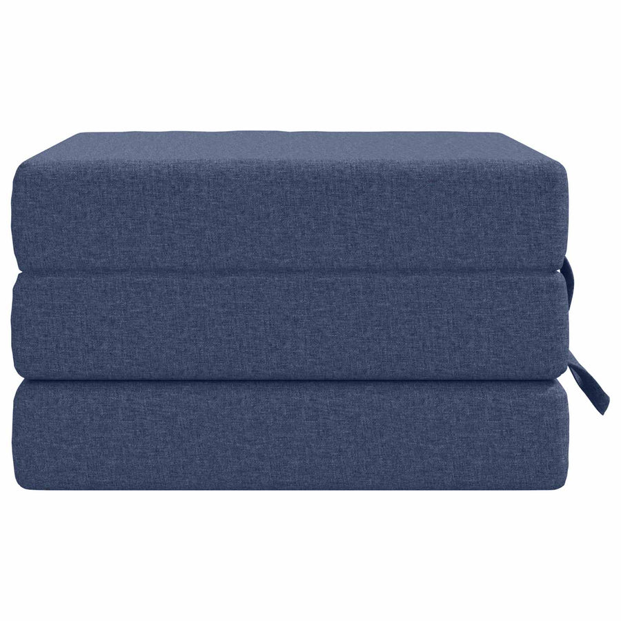 Vouwbare Bankbed 90 x 63 x 45 cm Blauw