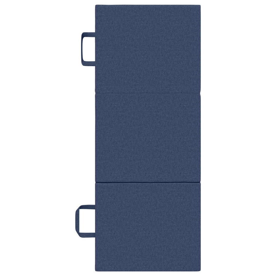 Vouwbare Bankbed 90 x 63 x 45 cm Blauw