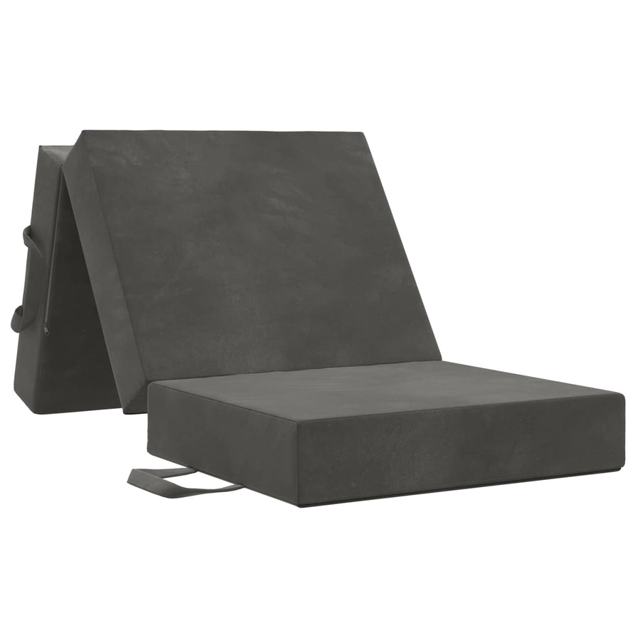Vouwbare Bankbed 90 x 63 x 45 cm Donkergrijs