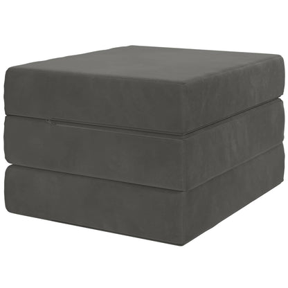Vouwbare Bankbed 90 x 63 x 45 cm Donkergrijs