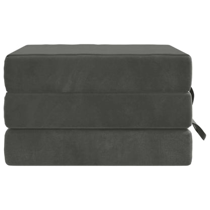 Vouwbare Bankbed 90 x 63 x 45 cm Donkergrijs