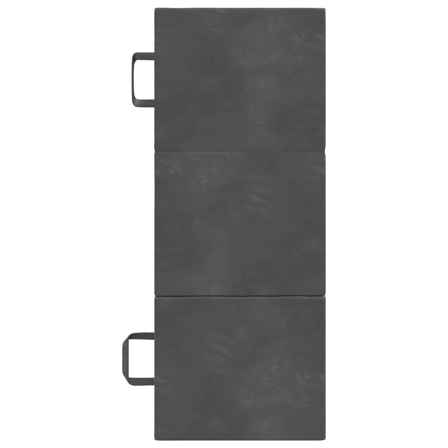 Vouwbare Bankbed 90 x 63 x 45 cm Donkergrijs