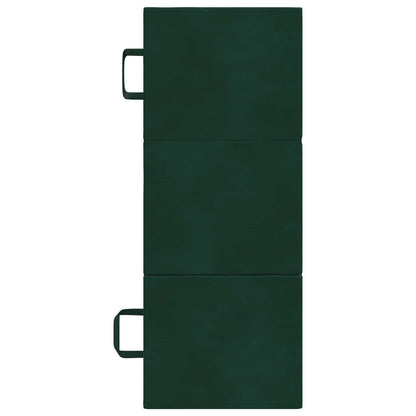 Vouwbare Bankbed 90 x 63 x 45 cm Donkergroen