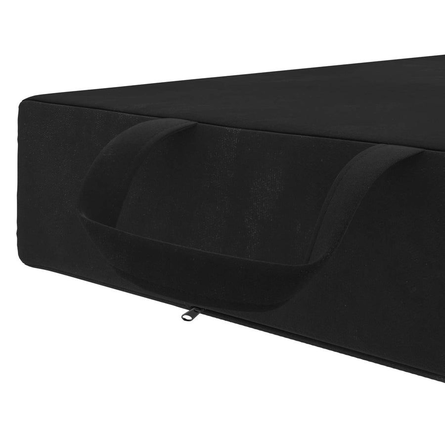 Vouwbare Bankbed 90 x 63 x 45 cm Zwart