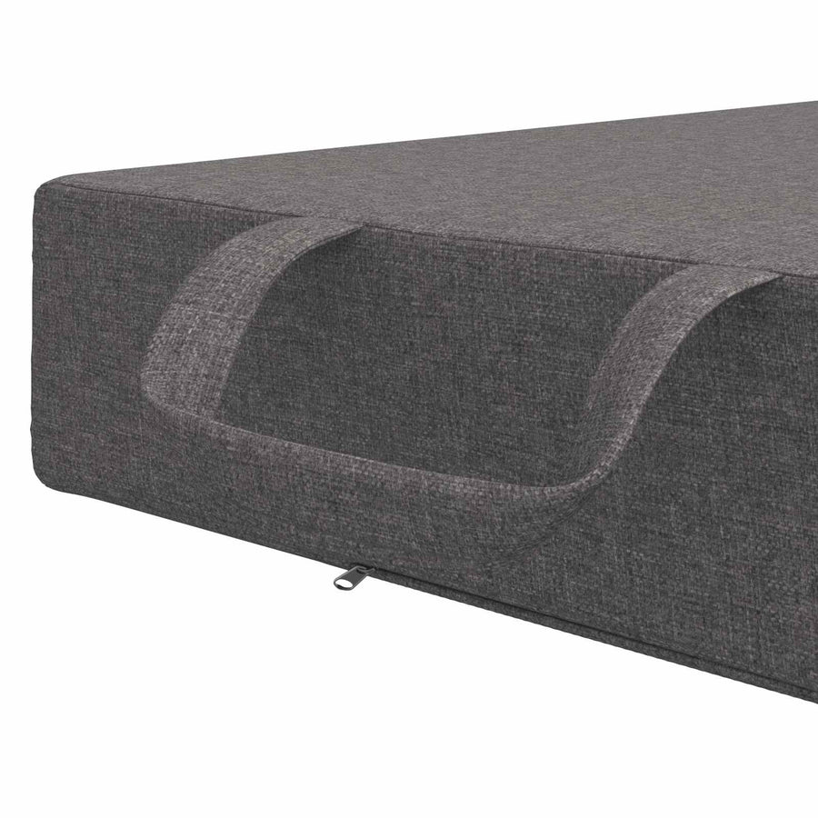 Vouwbare Bankbed 75 x 67 x 45 cm Lichtgrijs