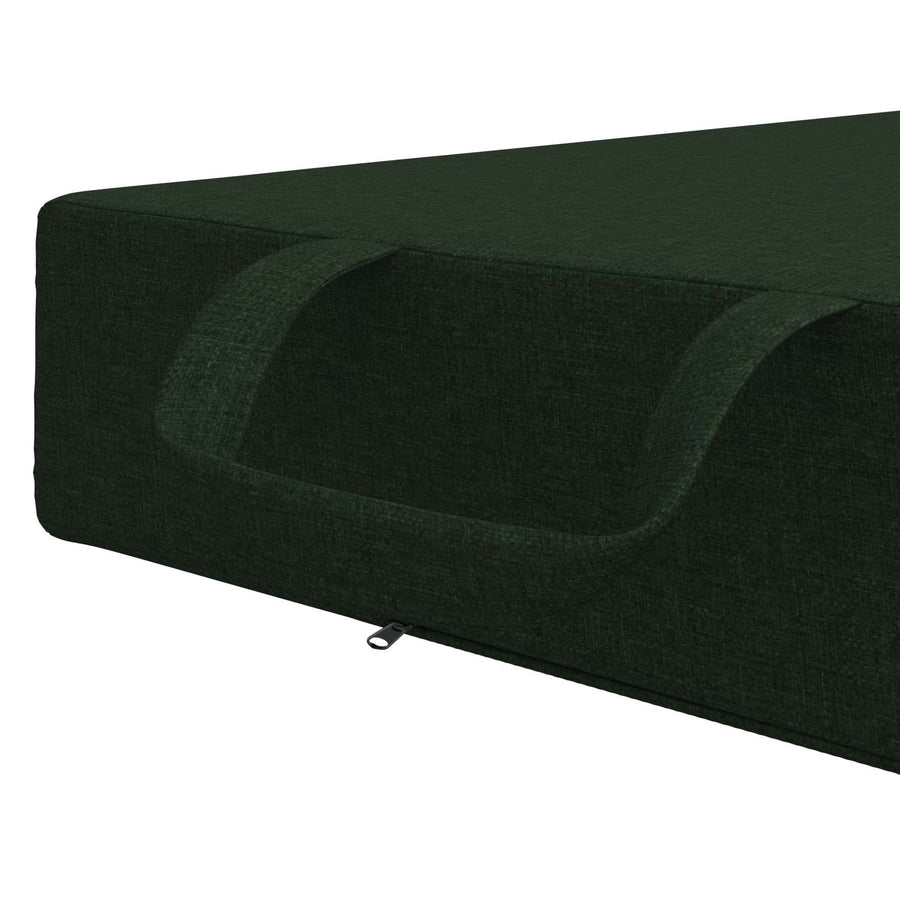 Vouwbare Bankbed 75 x 67 x 45 cm Donkergroen