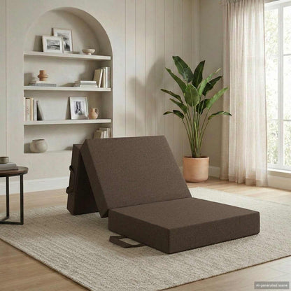 Vouwbare Bankbed 75 x 67 x 45 cm Taupe