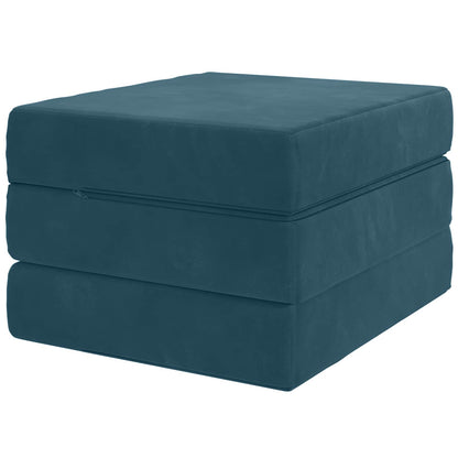 Vouwbare Bankbed 75 x 67 x 45 cm Blauw