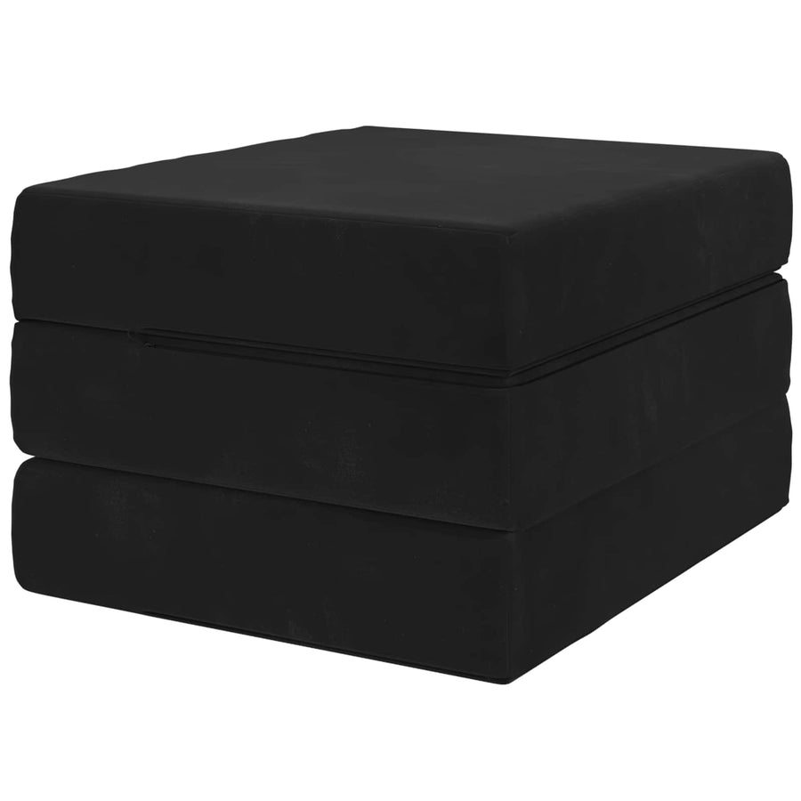 Vouwbare Bankbed 75 x 67 x 45 cm Zwart