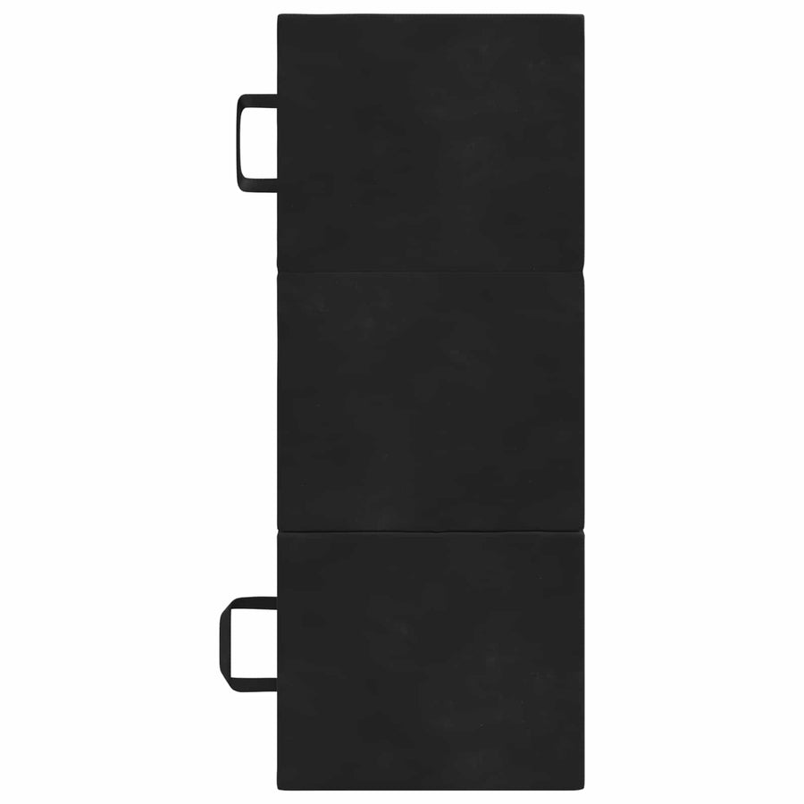 Vouwbare Bankbed 75 x 67 x 45 cm Zwart