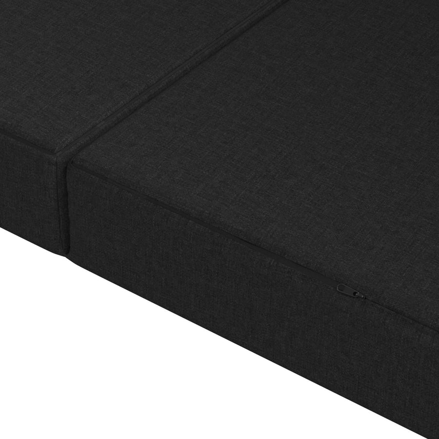 Vouwbare Bankbed 80 x 67 x 45 cm Zwart