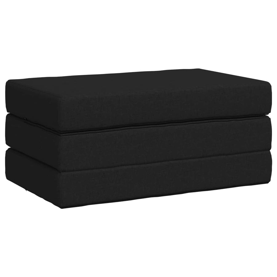 Vouwbare Bankbed 80 x 67 x 45 cm Zwart