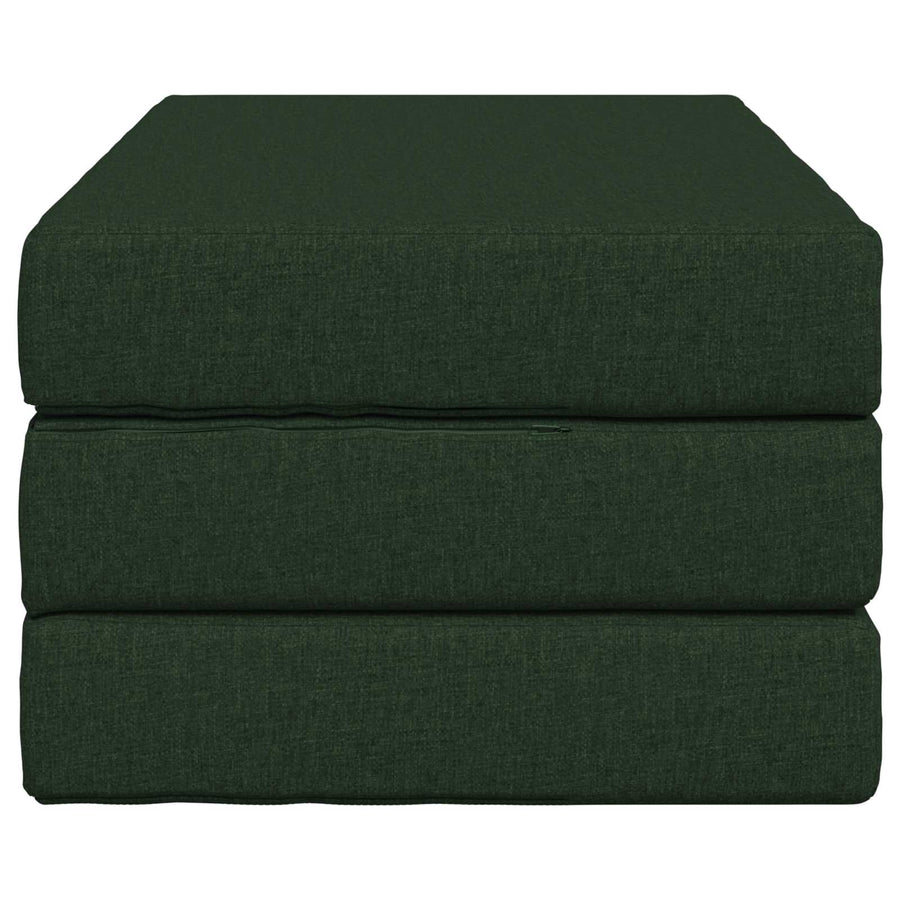Vouwbare Bankbed 80 x 67 x 45 cm Donkergroen