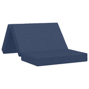Slaapbank vouwbaar 80x67x45 cm blauw
