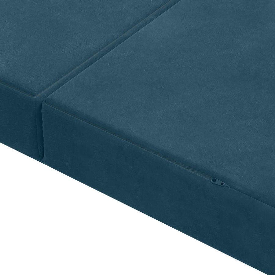 Vouwbare Bankbed 80 x 67 x 45 cm Blauw