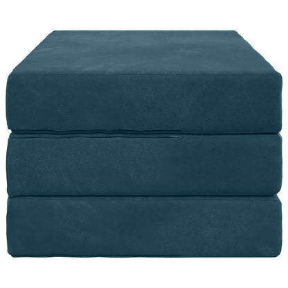 Vouwbare Bankbed 80 x 67 x 45 cm Blauw
