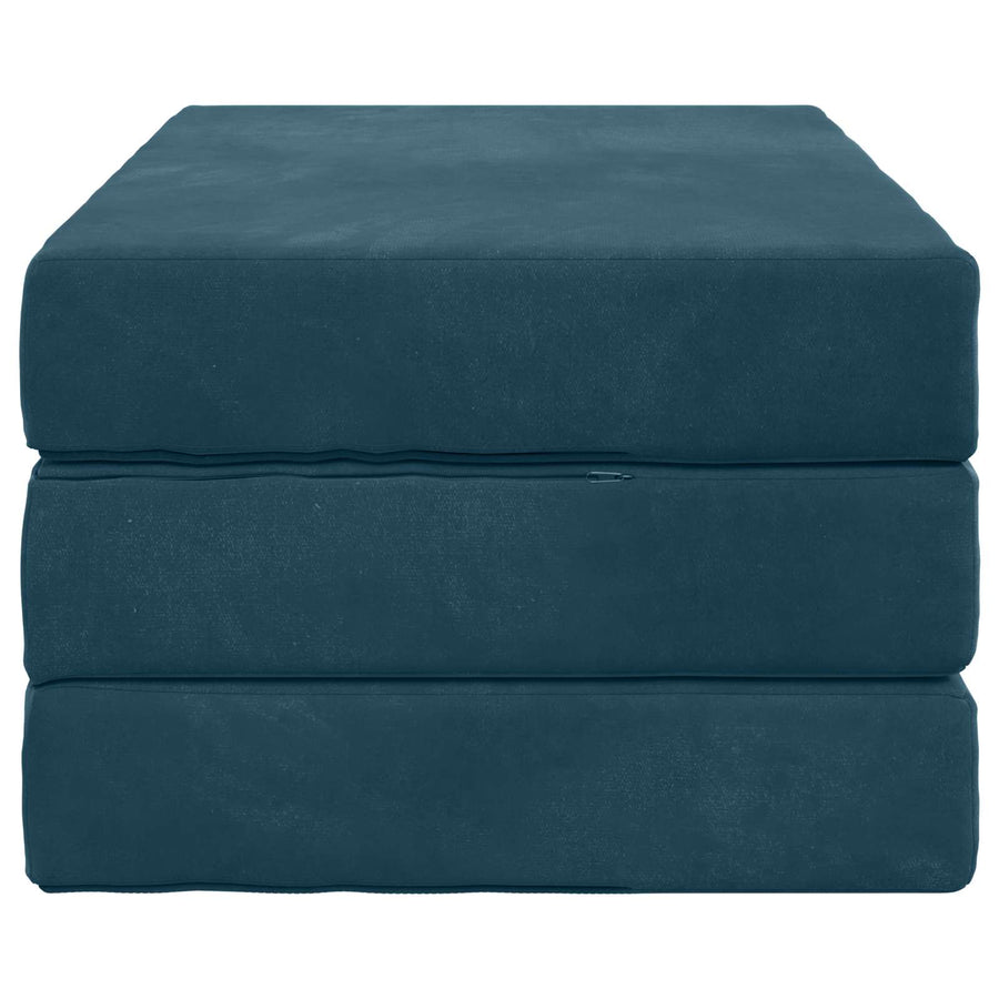 Vouwbare Bankbed 80 x 67 x 45 cm Blauw
