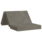 Foldable Sofa Bed 80 x 67 x 45 cm Light Grey