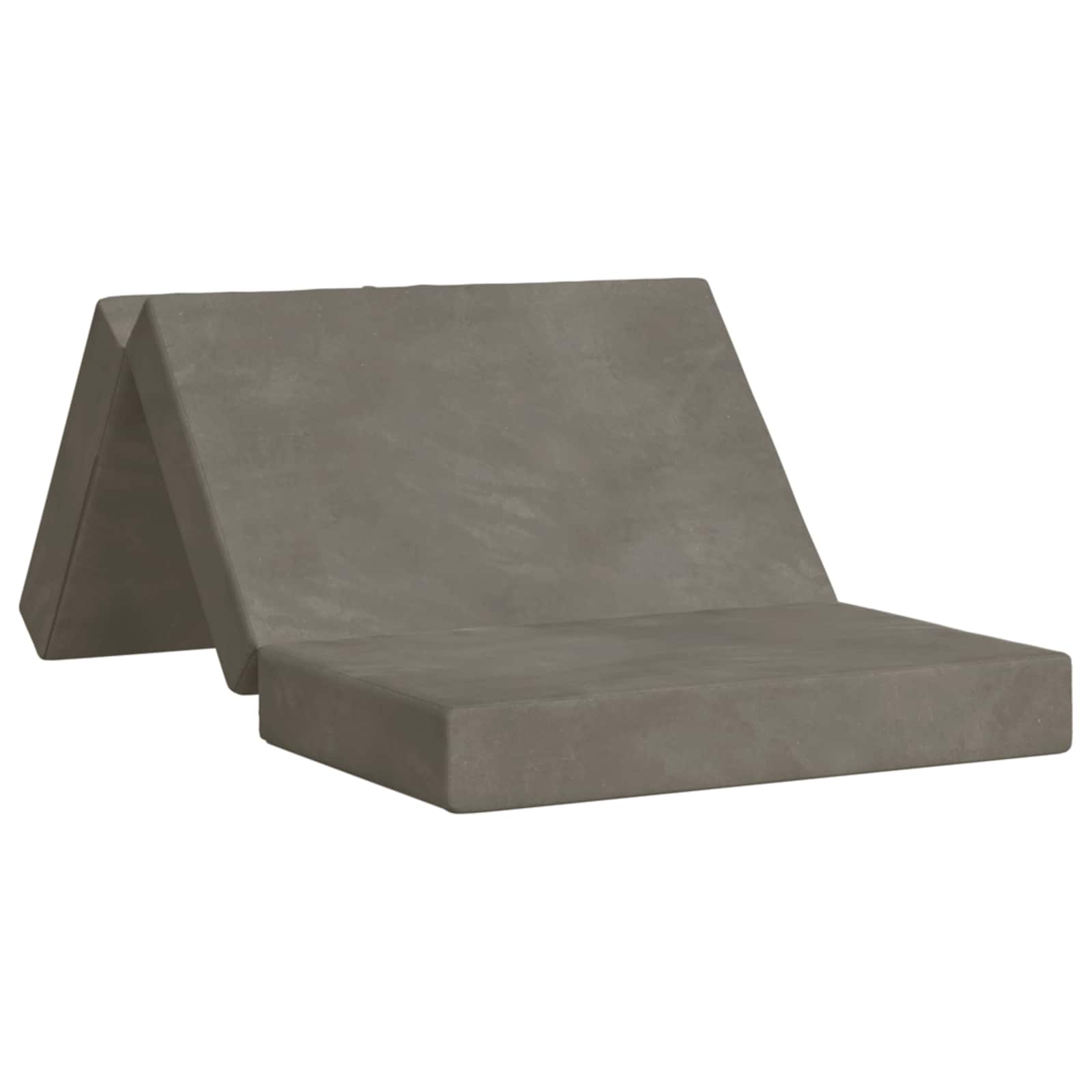 Vouwbare Bankbed 80 x 67 x 45 cm Lichtgrijs