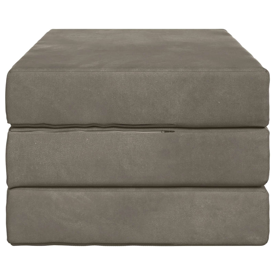 Vouwbare Bankbed 80 x 67 x 45 cm Lichtgrijs