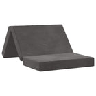 Foldable Sofa Bed 80 x 67 x 45 cm Dark Grey