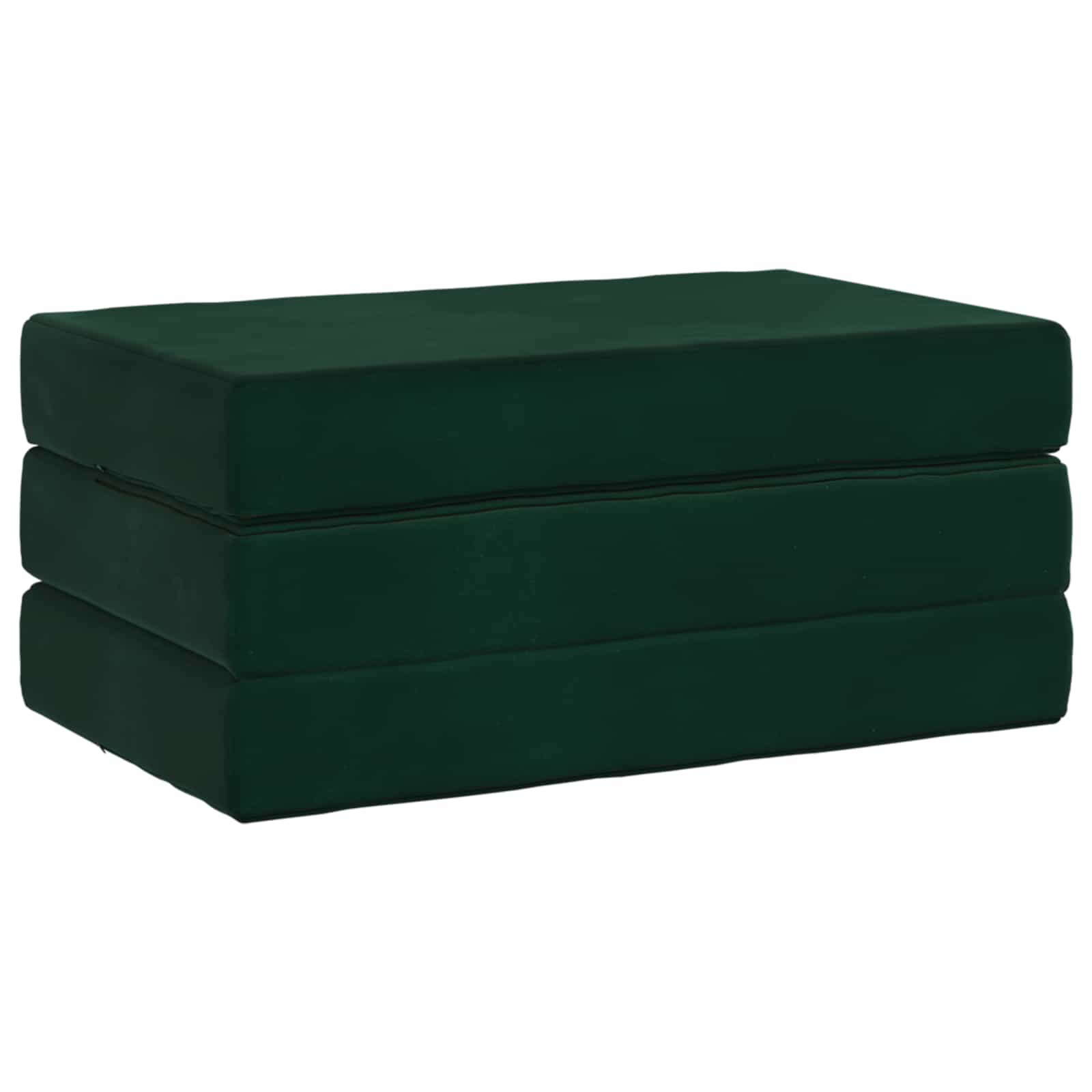 Vouwbare Bankbed 80 x 67 x 45 cm Donkergroen