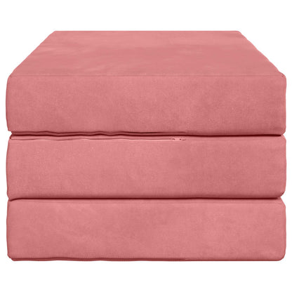 Vouwbare Bankbed 80 x 67 x 45 cm Roze