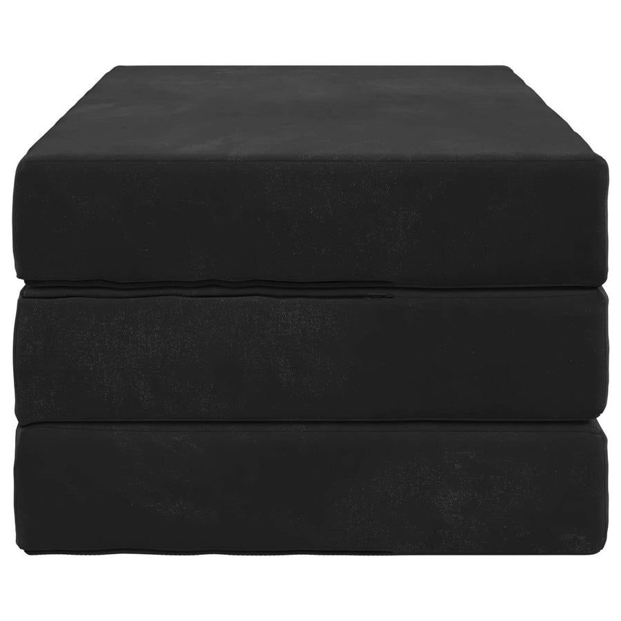 Vouwbare Bankbed 80 x 67 x 45 cm Zwart