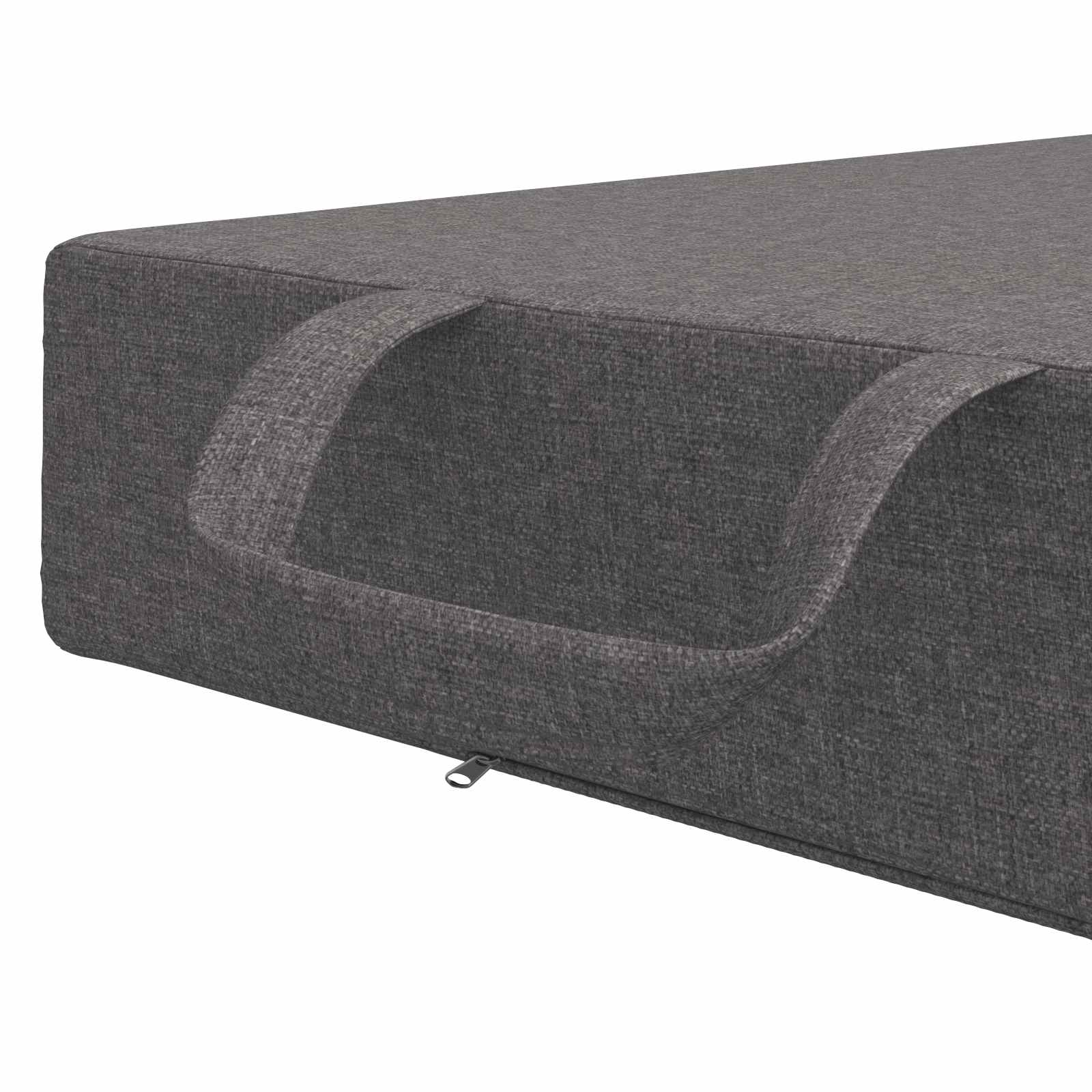 Vouwbare Bankbed 90 x 67 x 45 cm Lichtgrijs
