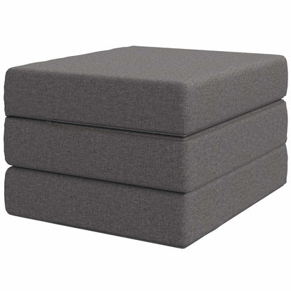 Vouwbare Bankbed 90 x 67 x 45 cm Lichtgrijs
