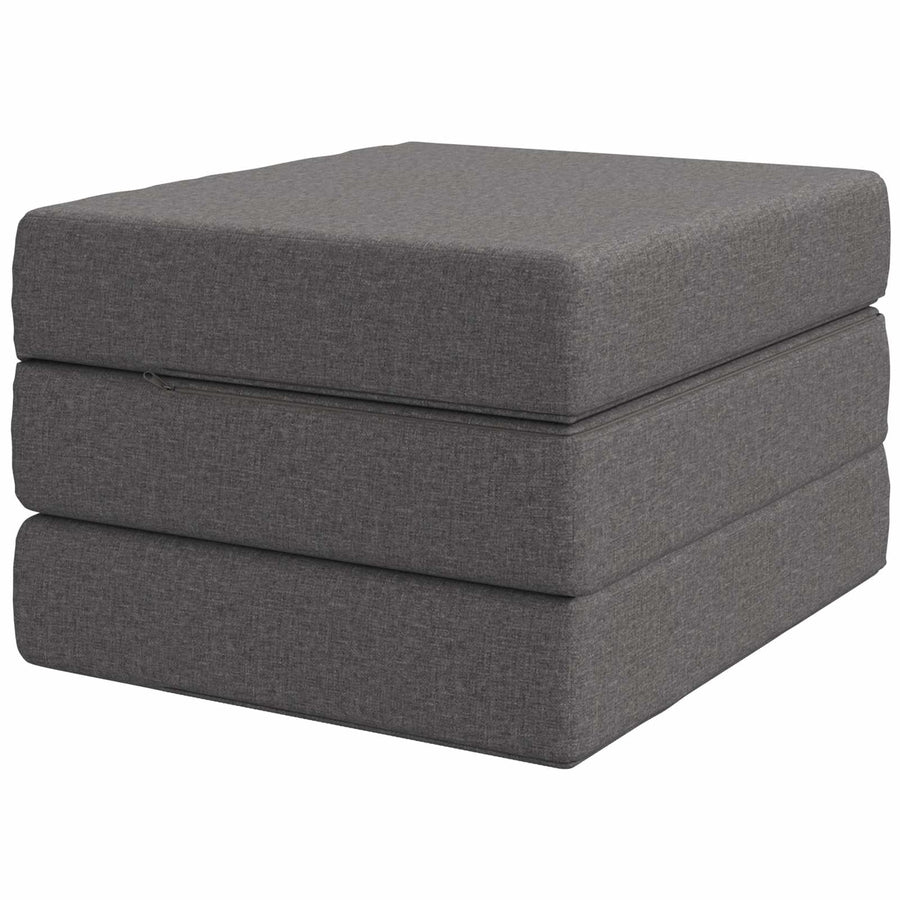 Vouwbare Bankbed 90 x 67 x 45 cm Lichtgrijs
