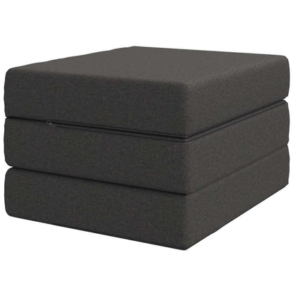 Vouwbare Bankbed 90 x 67 x 45 cm Donkergrijs
