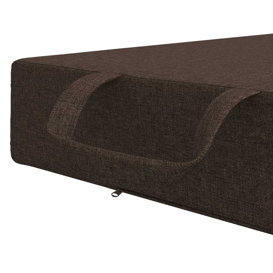 Vouwbare Bankbed 90 x 67 x 45 cm Taupe