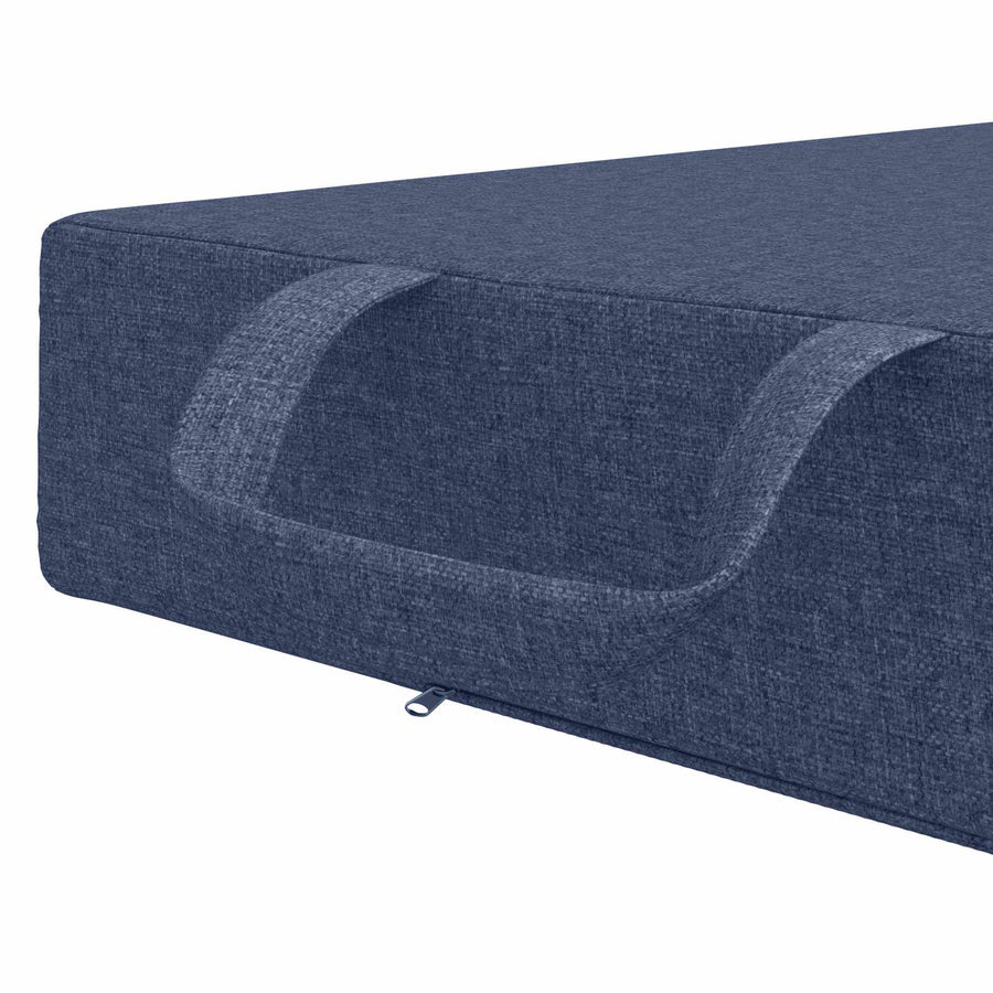 Vouwbare Bankbed 90 x 67 x 45 cm Blauw