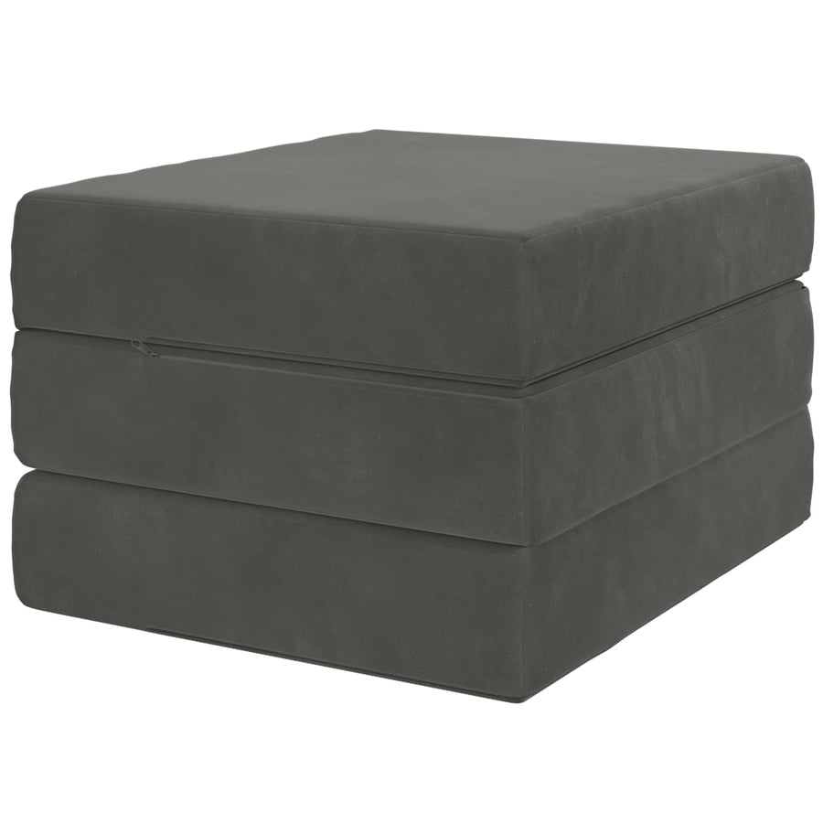 Vouwbare Bankbed 90 x 67 x 45 cm Donkergrijs